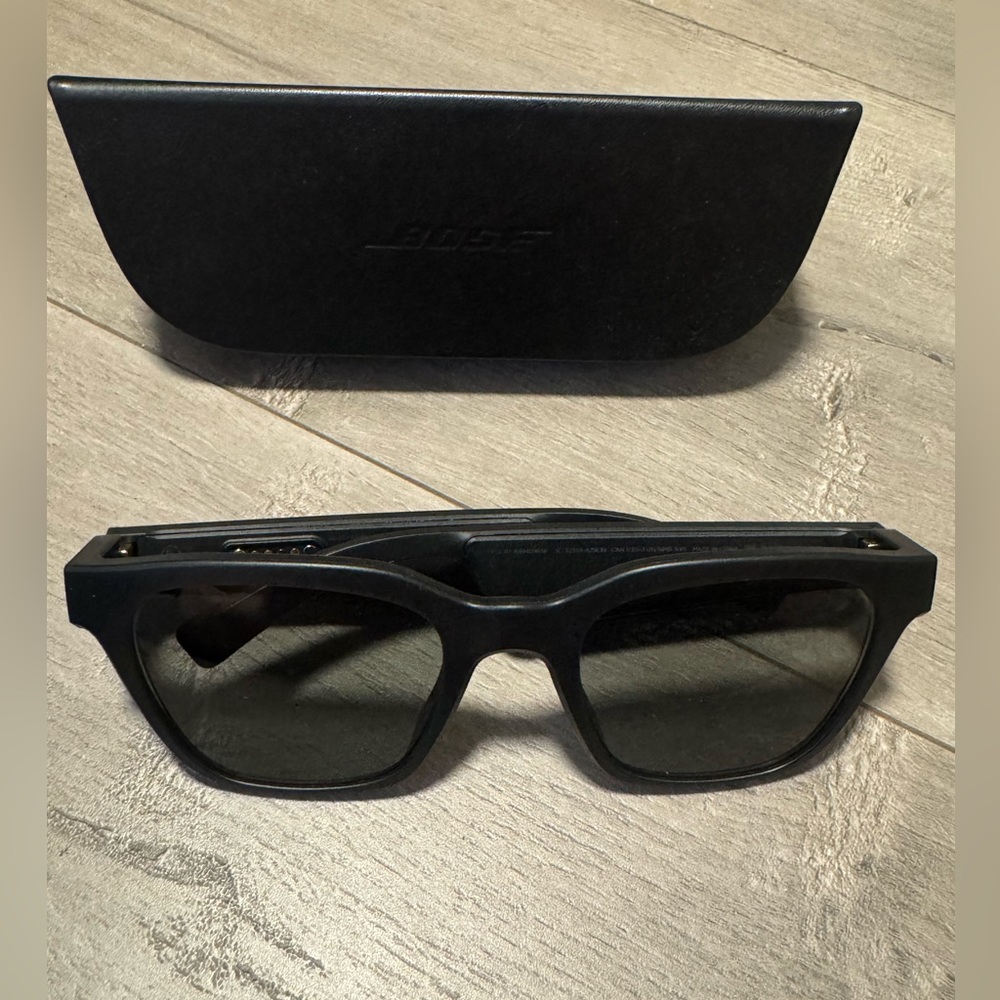 Bose Matte Black Audio Sunglasses with Case